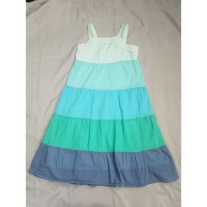 Girls Old Navy Tiered blue dress size 3T